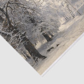 Winterwald, Decoupage Seidenpapier (Ausschnitt)