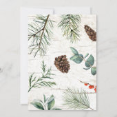 Winterwald - Einladung zum Geburtstag - 1. Geburts (Rückseite)