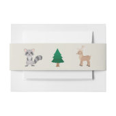 Winterwald Einladungsbanderole (Vorderseite Beispiel)