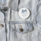 Winterwald Eisbär-Mama-Baby-Party  Button (Beispiel)