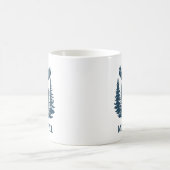 Winterwald Elch Personalized Kaffeetasse (Mittel)