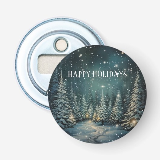 Winterwald Flaschenöffner (Vorderseite)