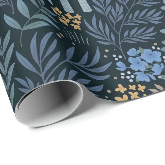 Winterwald Geschenkpapier (Rolleneckpunkt)