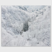 Winterwald Geschenkpapier (Flach)