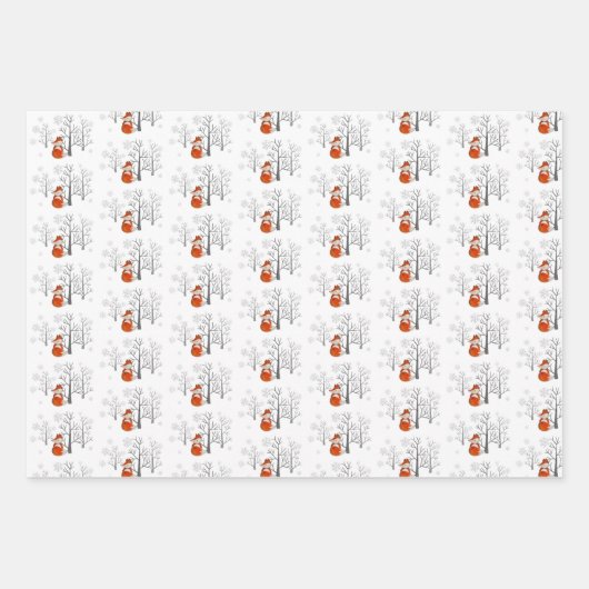 Winterwald Geschenkpapier Set (Vorderseite 2)