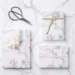 Winterwald Geschenkpapier Set