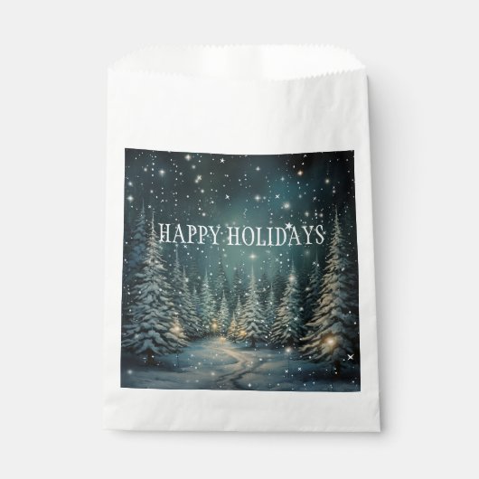 Winterwald Geschenktütchen (Vorderseite)