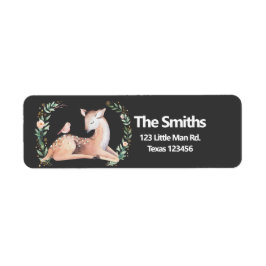 Winterwald Gold Rosa Hirschgrün