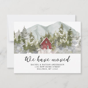 Winterwald haben wir den Adresswechsel vorgenommen Ankündigung