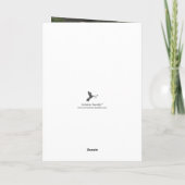 Winterwald "Happy Holidays" Feierliche Weihnachten (Rückseite)