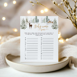 Winterwald Hirsche Baby Name Race