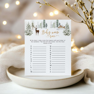 Winterwald Hirsche Baby Name Race