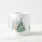 Winterwald Hirschfest Kaffeetasse (Vorderseite Links)