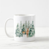 Winterwald Hirschfest Kaffeetasse (Links)