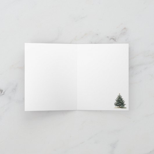 Winterwald in einer JAR-Karte (Innenseite)