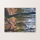 Winterwald in Frankreich Puzzle (Horizontal)