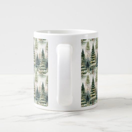 Winterwald Jumbo-Tasse (Rückseite)