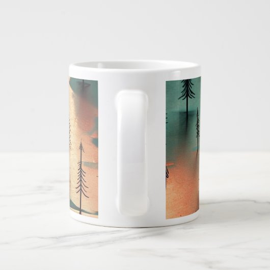 Winterwald Jumbo-Tasse (Rückseite)