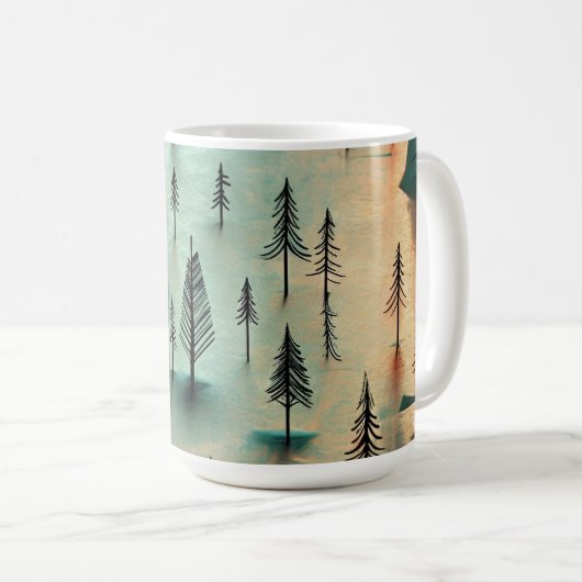 Winterwald Kaffeetasse (VorderseiteRechts)