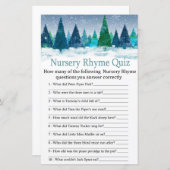 Winterwald Kinderzimmer Rhyme Quiz Kinderduschensp (Vorne/Hinten)