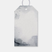 Winterwald landschaftlich geschenkanhänger (Rückseite)