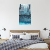 Winterwald Leinwanddruck (Insitu (Schlafzimmer))