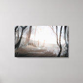 Winterwald Leinwanddruck (Vorderseite)