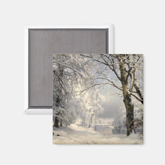 Winterwald Magnet (Vorderseite/Rückseite)