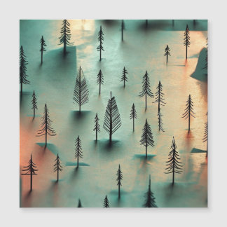 Winterwald Magneteinladung