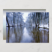 Winterwald mit schönem Stream (Vorne/Hinten)