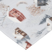Winterwald-Muster Tischdecke (Schrägansicht)
