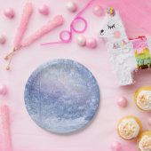 Winterwald Pine Trees Snowflakes/Schneeflocken Ele Pappteller (Party)