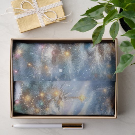 Winterwald Polar Bären Schlittenhandschuh Decoupag Seidenpapier (Geschenk)