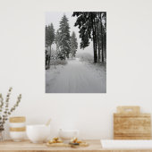 winterwald poster (Küche)