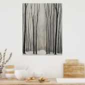 Winterwald Poster (Küche)