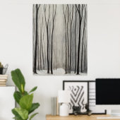 Winterwald Poster (Heimbüro)