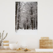 Winterwald Poster (Küche)