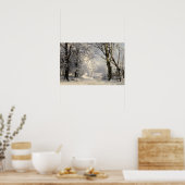 Winterwald Poster (Küche)