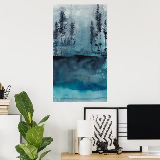 Winterwald Poster (Heimbüro)