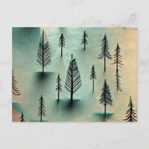 Winterwald Postkarte