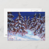 Winterwald Postkarte (Vorne/Hinten)