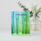 Winterwald Postkarte (Stehend Vorderseite)