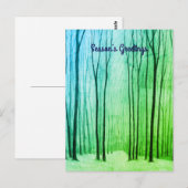 Winterwald Postkarte (Vorne/Hinten)