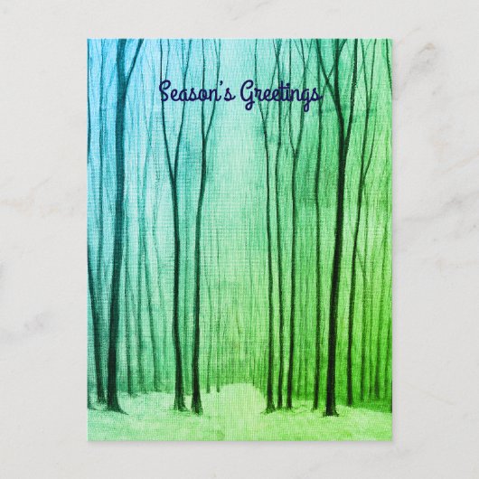 Winterwald Postkarte (Vorderseite)
