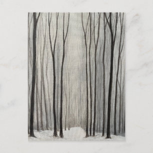 Winterwald Postkarte