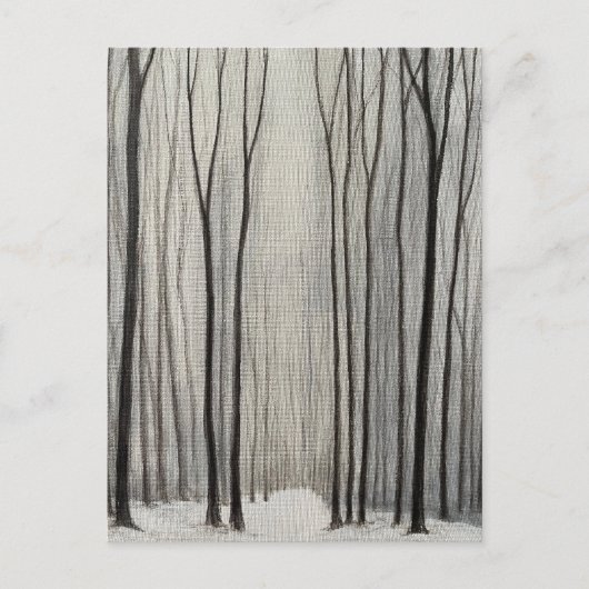 Winterwald Postkarte (Vorderseite)