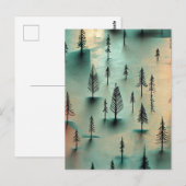 Winterwald Postkarte (Vorne/Hinten)