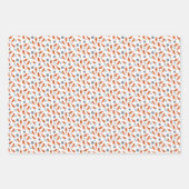 Winterwald Rustikales Weihnachtstier Geschenkpapier Set (Vorderseite 2)