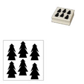 Winterwald Samurai Wald Pine Tree Rubber Briefmark Gummistempel (Stempel)