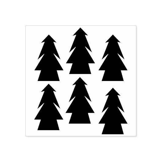 Winterwald Samurai Wald Pine Tree Rubber Briefmark Gummistempel (Prägung)